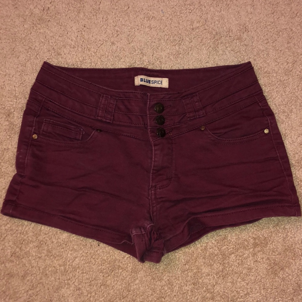 BLUESPICE high waisted shorts.